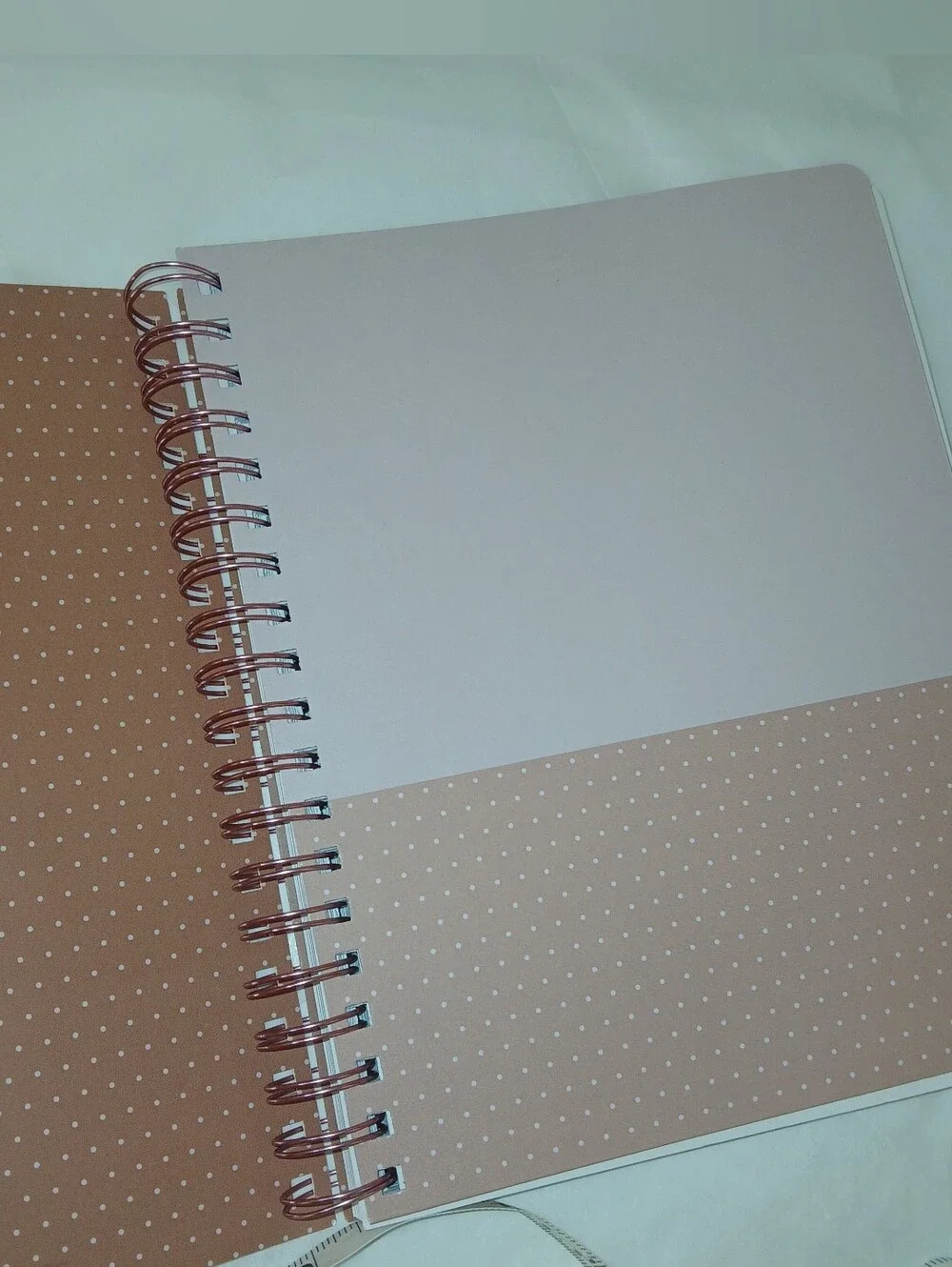 Art Deco Hardcover Wirebound Journal With 2 Pockets, Pink, James Burke